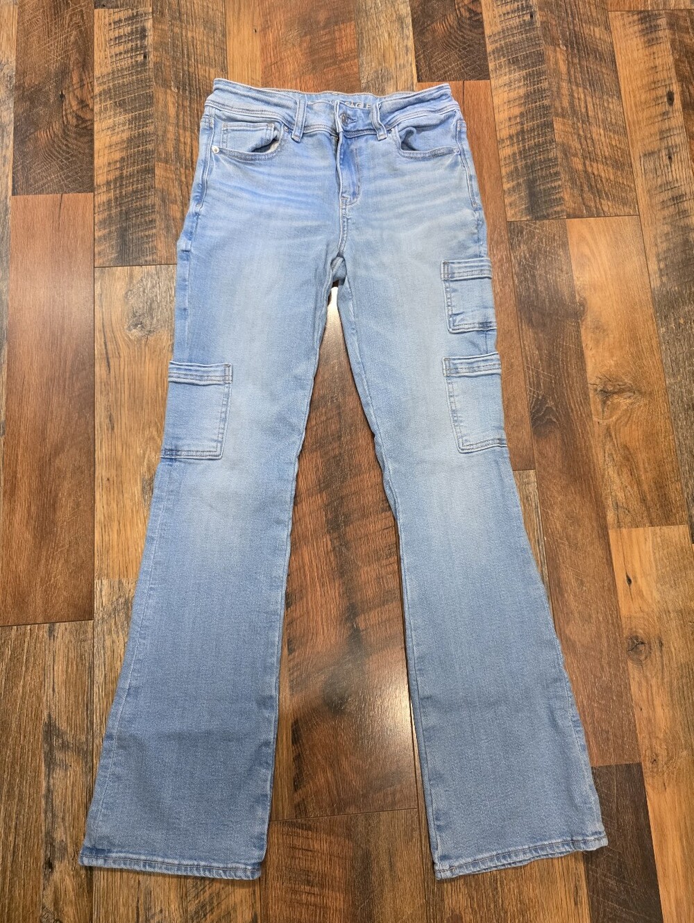 American Eagle Kick Boot Cargo Jeans